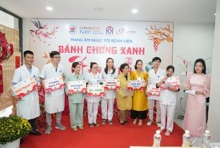 MANG KHÔNG KHÍ TẾT ĐẾN BỆNH VIỆN VỚI CHƯƠNG TRÌNH “BÁNH CHƯNG XANH – TẾT AN LÀNH” 